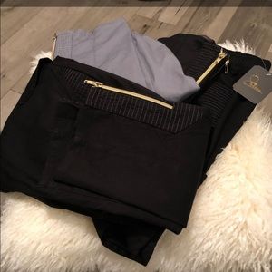 NWT Jaanuu “biker” Scrub Pants